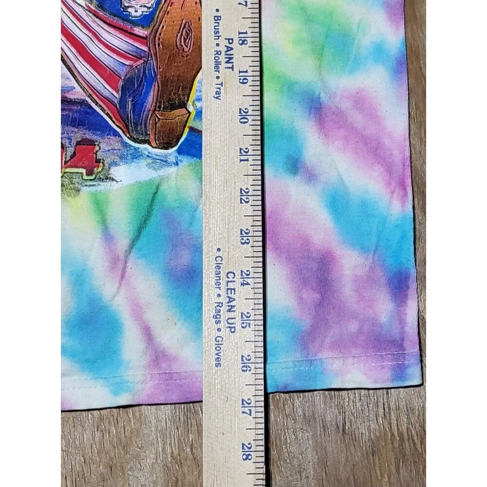 Grateful Dead 2004 Wave That Flag Tour Band Shirt Tie Dye Adult XL @GQ <>